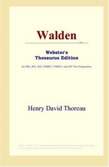 Walden (Webster's Thesaurus Edition)