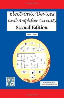 Electronic Devices and Amplifier Circuits with MATLAB Computing