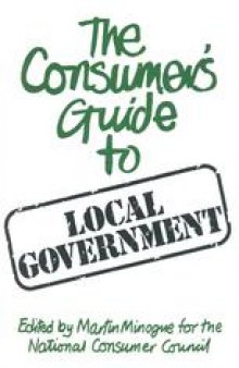 A consumer’s guide to local government