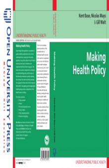 Making health policy