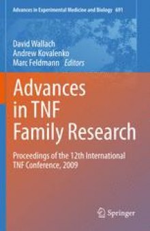 Advances in TNF Family Research: Proceedings of the 12th International TNF Conference, 2009