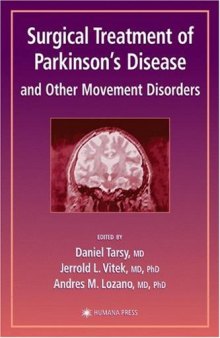 Surgical Treatment of Parkinson's Disease and Other Movement Disorders (Current Clinical Neurology)