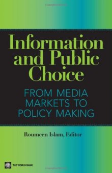 Information and Public Choice: From Media Markets to Policymaking