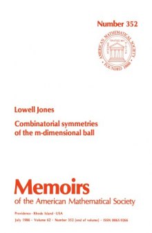 352 Combinatorial Symmetries of the M-Dimensional Ball