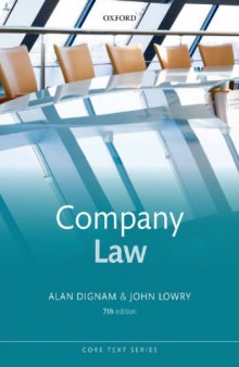Company Law Butterworths core text series Core Texts Series