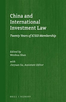 China and International Investment Law: Twenty Years of ICSID Membership