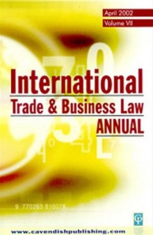 International Trade & Business Law Annual Vol VII