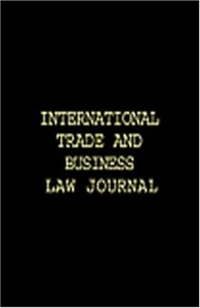 International Trade and Business Law Annual