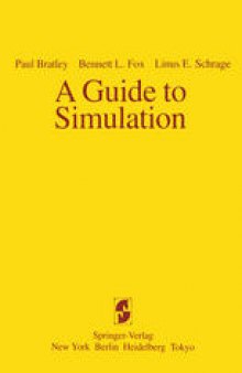 A Guide to Simulation