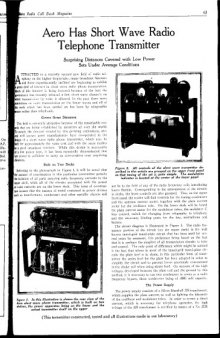 Aero Shortwave Radio Transmitter