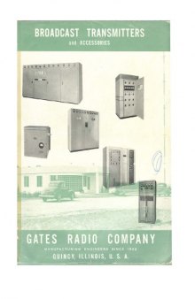 GATES Broadcast Transmitters (catalog, brochure)