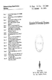 Exterior Differential Systems