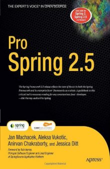 Pro Spring 2.5 (Books for Professionals by Professionals)