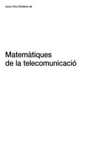 Matemàtiques de la telecomunicació