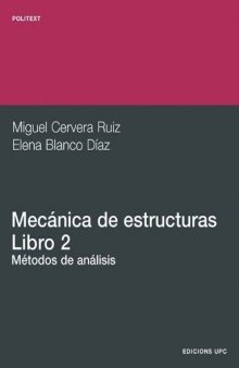 Mecánica de estructuras II. Métodos de análisis (Spanish Edition)