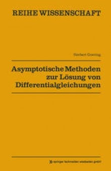 Asymptotische Methoden zur Lösung von Differentialgleichungen
