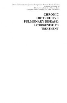 Chronic Obstructive Pulmonary Disease: Pathogenesis to Treatment: Novartis Foundation Symposium 234
