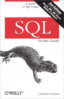 SQL Pocket Guide, 3rd Edition: A Guide to SQL Usage