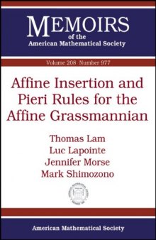 Affine insertion and Pieri rules for the affine Grassmannian