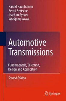 Automotive Transmissions: Fundamentals, Selection, Design and Application