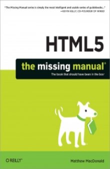 HTML5: The Missing Manual: The Book That Should Have Been in the Box