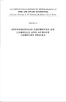 Differential geometry on complex and almost complex spaces