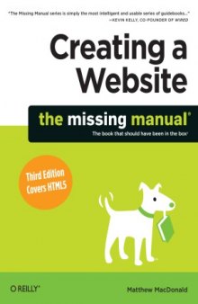 Creating a Website  The Missing Manual, 3rd Edition