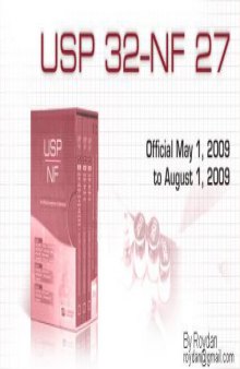 USP NF 2009 (United States Pharmacopeia 32   National Formulary 27)