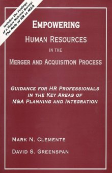 Empowering Human Resources in the Merger and Acquisition Process