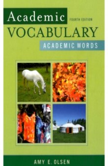 Academic Vocabulary  Academic Words (4th Edition)