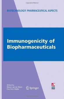Immunogenicity of Biopharmaceuticals (Biotechnology: Pharmaceutical Aspects)