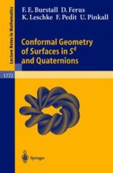Conformal Geometry of Surfaces in S 4 and Quaternions
