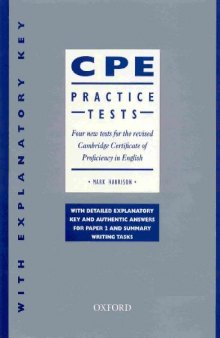 FCE Certificate in Proficiency English Tests Oxford