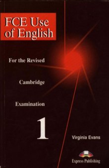 Fce Use of English 1 (Intermediate): Student's Book