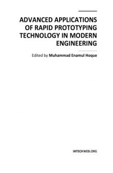 Advanced Applns of Rapid Prototyping Tech. in Modern Engineering