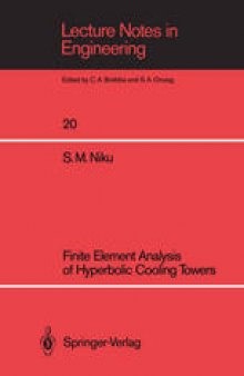 Finite Element Analysis of Hyperbolic Cooling Towers