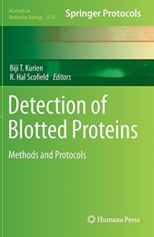 Detection of Blotted Proteins: Methods and Protocols