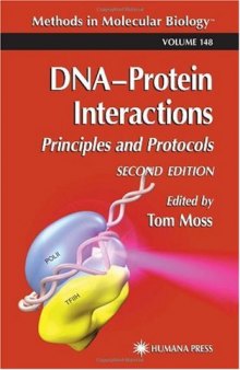 DNA'Protein Interactions: Principles and Protocols (Methods in Molecular Biology)