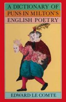 A Dictionary of Puns in Milton’s English Poetry