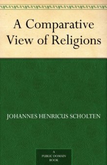 A Comparative View of Religions by Scholten