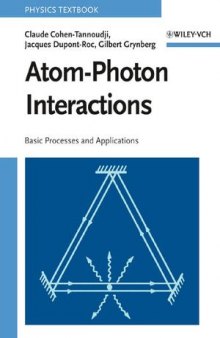 Atom - Photon Interactions: Basic Process and Appilcations