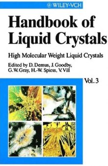 Handbook of liquid crystals