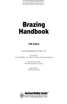 Brazing handbook