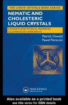 Nematic and cholesteric liquid crystals: concepts and physical properties illustrated by experiments