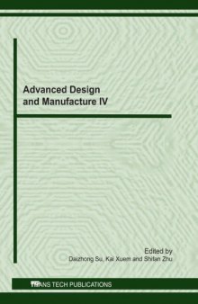 Advanced design and manufacture IV