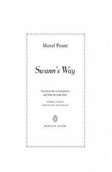 Swann's Way: In Search of Lost Time, Volume 1 (Penguin Classics Deluxe Edition)