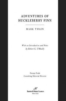Adventures of Huckleberry Finn (Barnes & Noble Classics Series)   