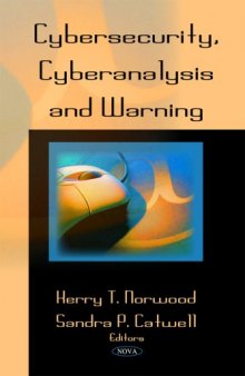 Cybersecurity, Cyberanalysis and Warning