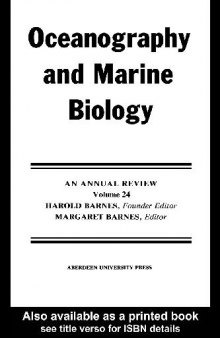 Oceanography And Marine Biology (Oceanography and Marine Biology - An Annual Review)