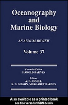 Oceanography and marine biology : an annual review. Vol. 37